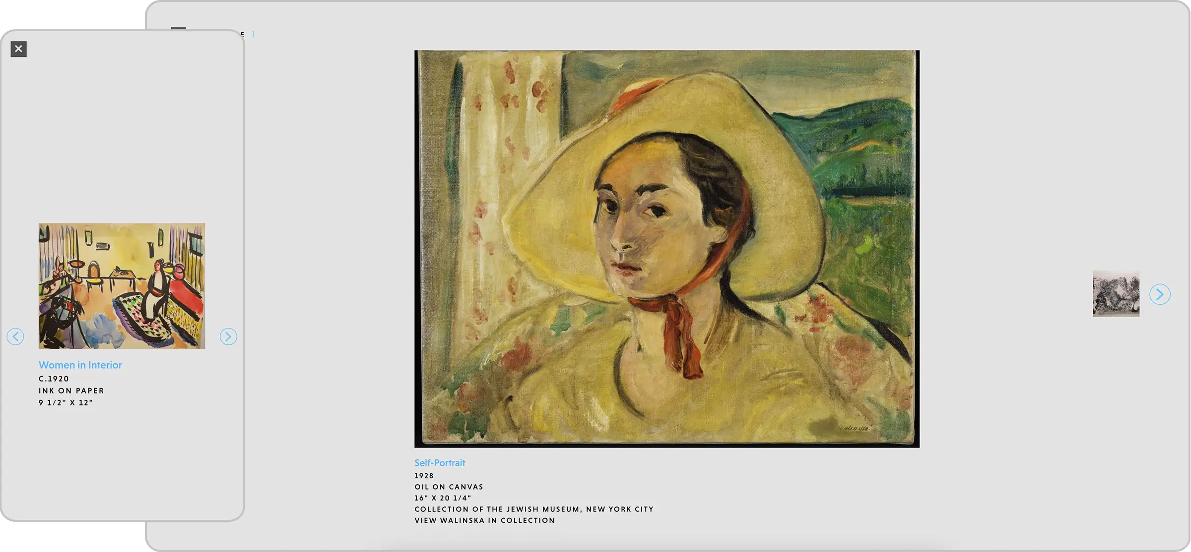 Gallery on desktop and mobile